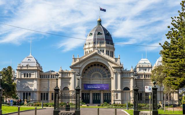 Royal Exhibition Building located in Carlton Gardens and built for the 1888 International Exhibition