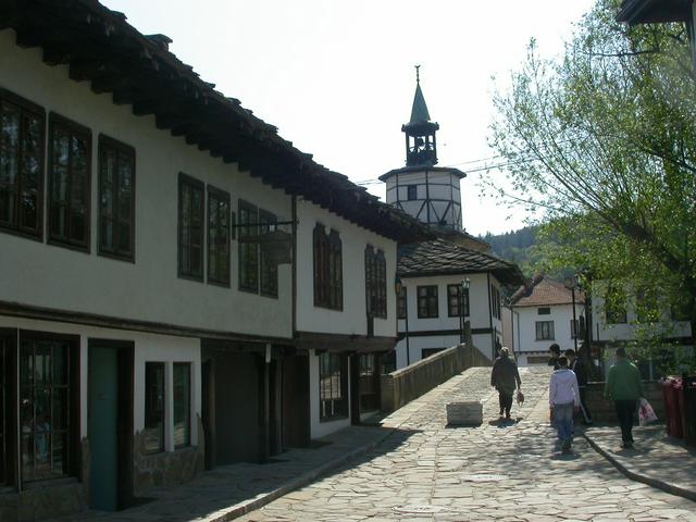 A street scene in Tryavna.