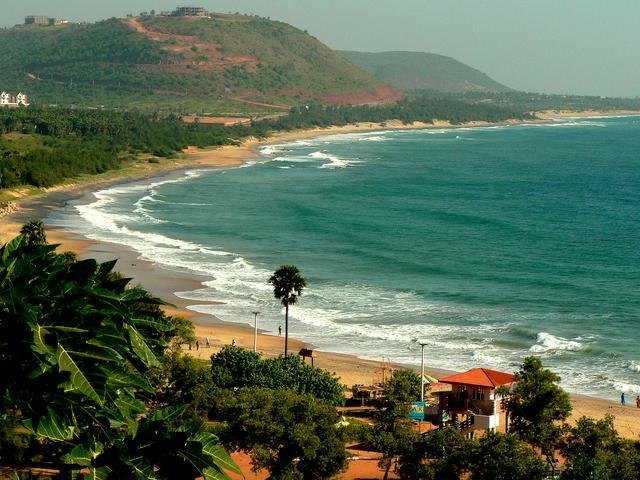 Rushikonda beach view