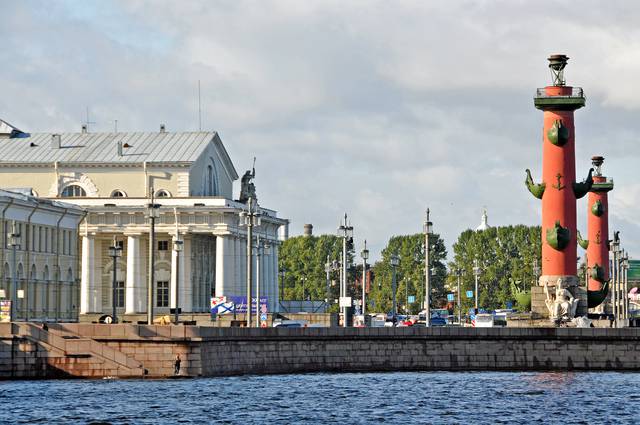 The Exchange Building and the Rostral Columns