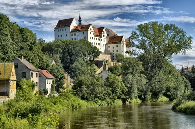 Zwickauer Mulde bank in Colditz