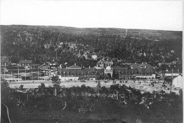 Inauguration of the railway in 1882, Storlien