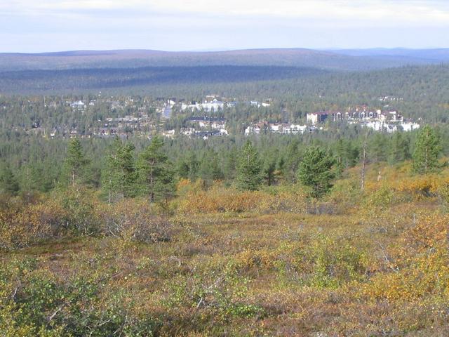 The Saariselkä village.