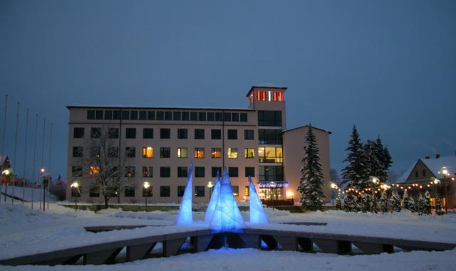 Saieta Square in the winter