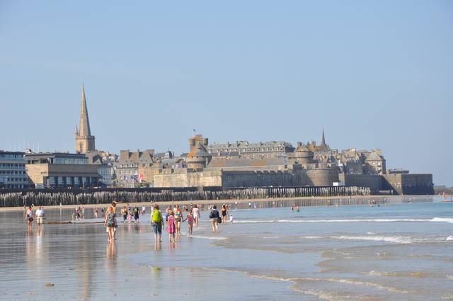 Beach and ramparts