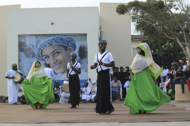 Dance performance during the Salalah Festival