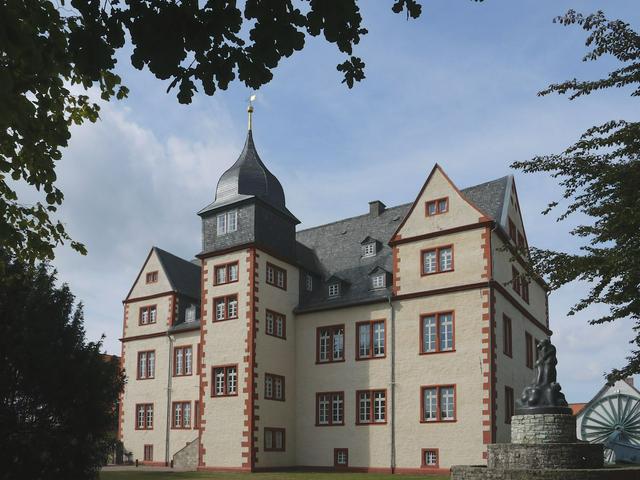 Salder Castle, view from the Castle Park side