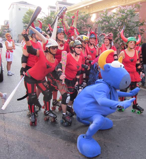 "Running of the Bulls" New Orleans style