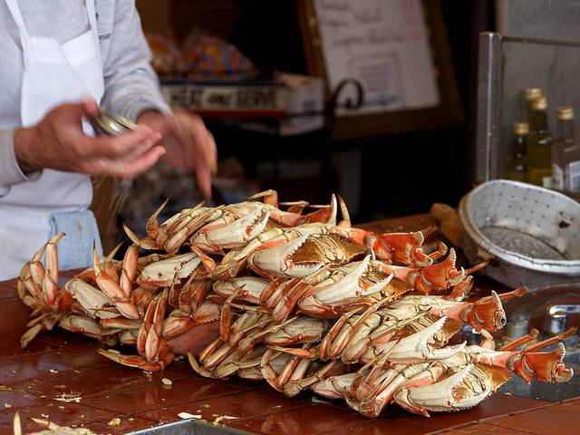 Crabs at Fisherman's Wharf