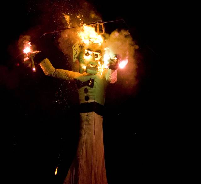 Zozobra meets his doom at the annual Santa Fe Fiesta