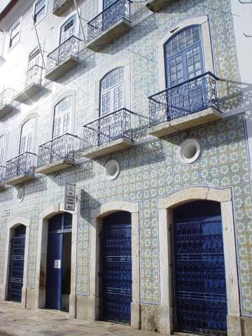 Typical tiled walls in São Luís