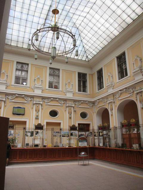 Classic Austro-Hungarian interior of the Central Post Office