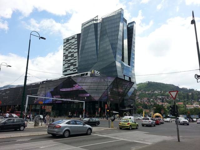 The Sarajevo City Center in the business district: shopping, food and recreation.