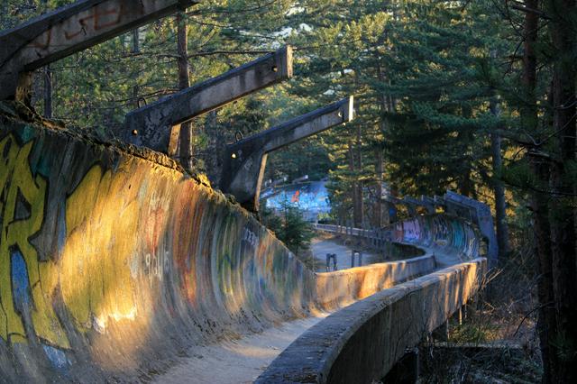Bobsleigh tracks from the Sarajevo 1984 Winter Olympics as of 2017