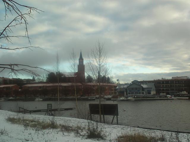 The cathedral and part of the city center