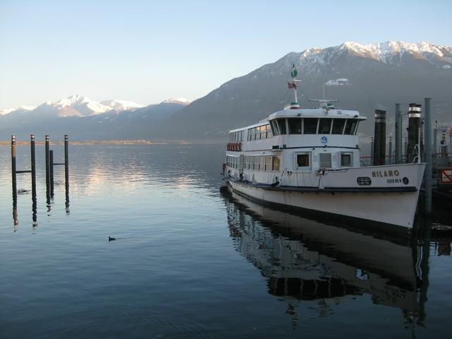 Lake Maggiore, as seen from Locarno