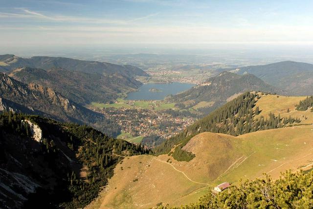 Schliersee from the south (Jägerkamp)