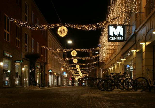 Christmas lighting in Sct. Mathias Gade