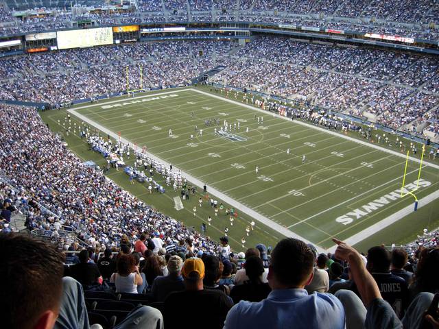 It's always crowded and loud at CenturyLink Field!