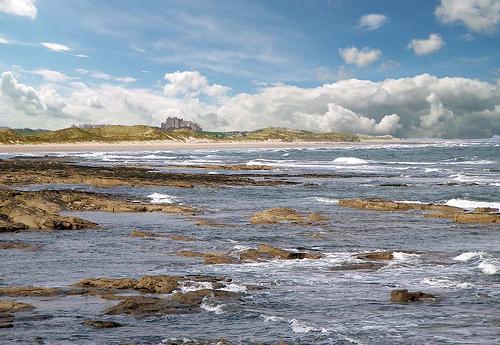 Seahouses to Bamburgh castle - the beaches.