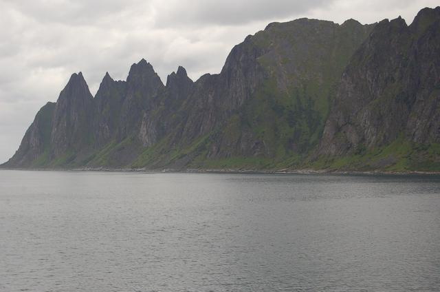 A fjord in the rugged Western coast of Senja