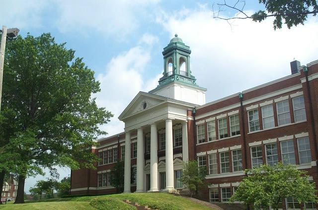 The Shaker Heights Public library, formerly Moreland Elementary School