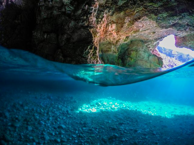 Laurel's Cave - One of many caves on the Karaburun's peninsula