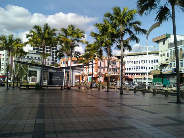 Pedestrian Walkway near the Sibu Central Market