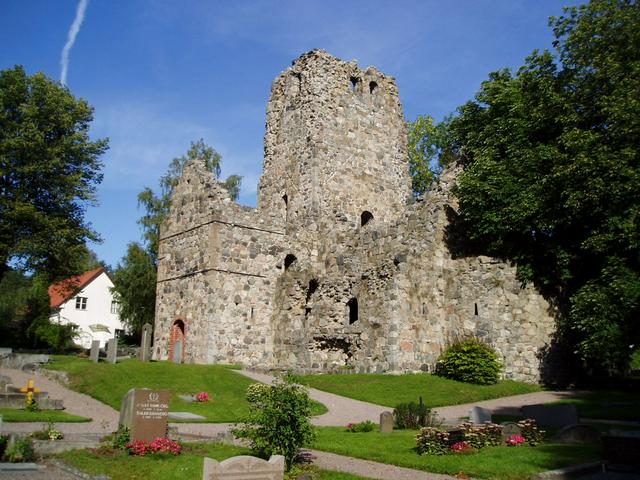 St Olof's church ruin