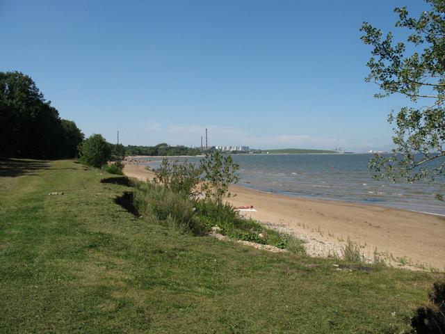 Sand beach in Sillamäe