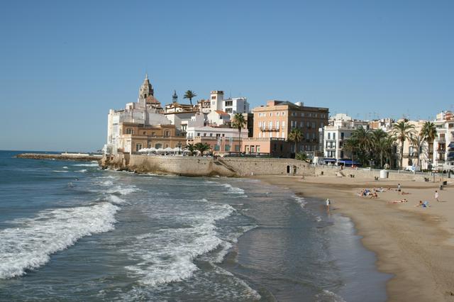 View on Sitges