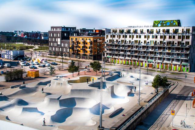 Stapelbäddsparken. Malmö has a total of six skateparks.