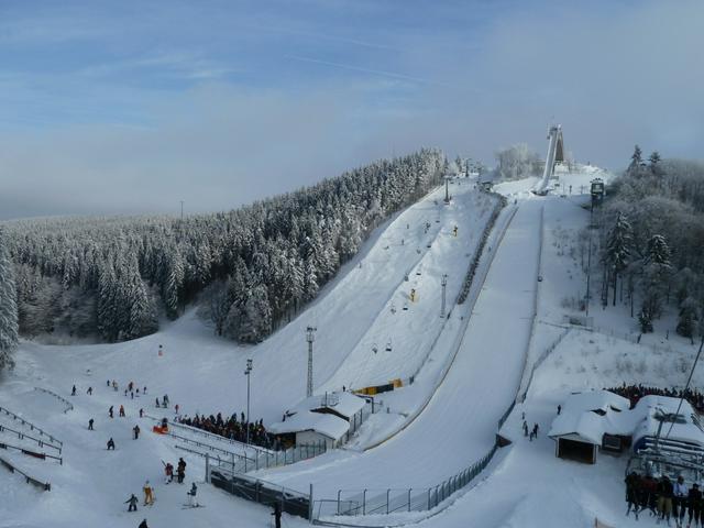 Ski lifts at St Georg ski jump