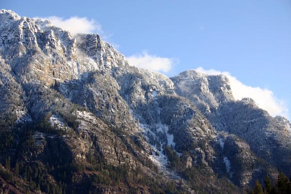 Skimmerhorn Mountains in Creston