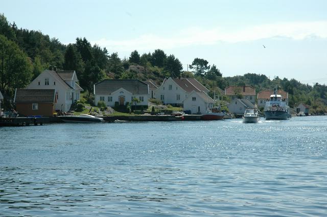 The strait "Skippergada" in the archipelago off Kristiansand