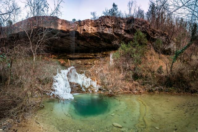 Waterfall Supot, Pomjan