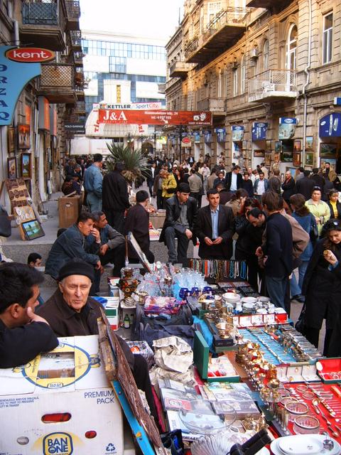 A small bazaar in Baku