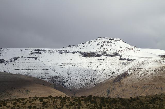 Snow on the Bankberg mountains