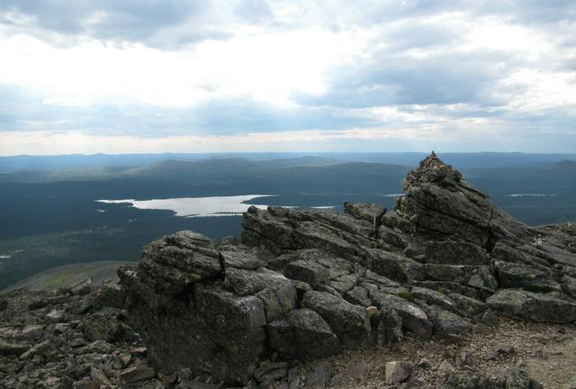 View from the top of Sokosti in summer.