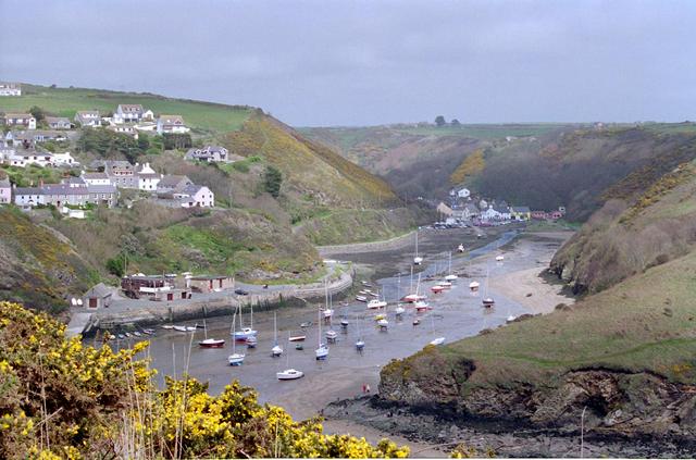 Solva Harbour showing Lime Kilns