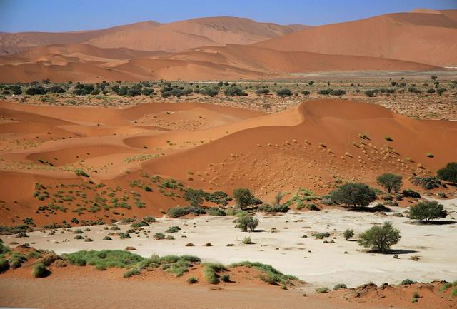 Sossusvlei and surrounding dunes