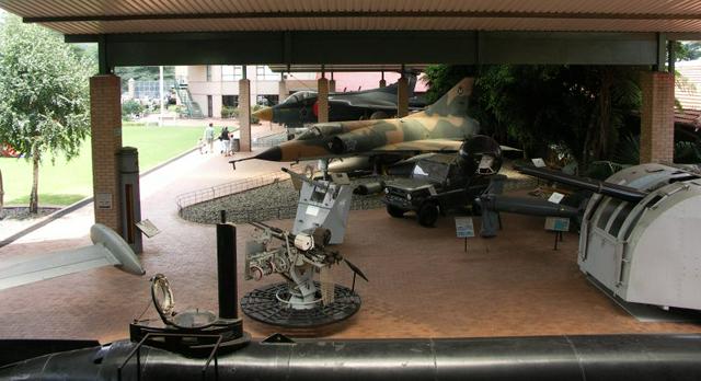 Outdoor area at the Military History Museum