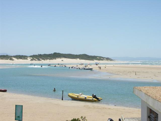 The river mouth and beaches in St Francis Bay.