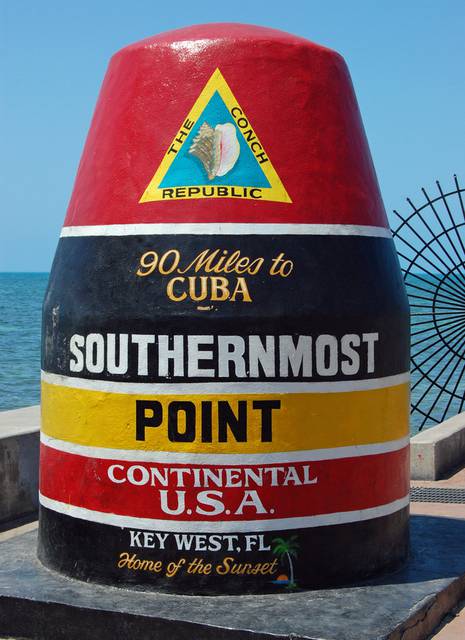 "Southernmost point" in continental United States