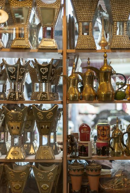 Souvenirs for sale in Souq Waqif