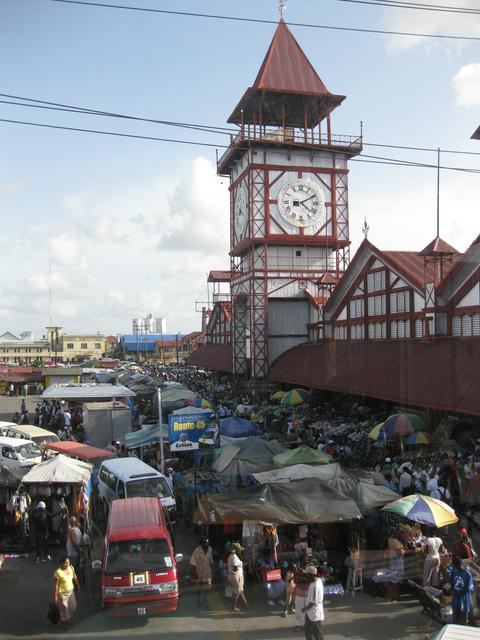 Commerce at Stabroek Market in Georgetown