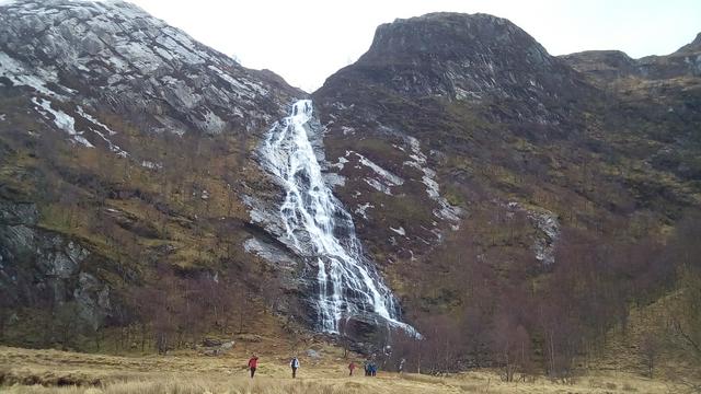 Steall Falls in Glen Nevis.