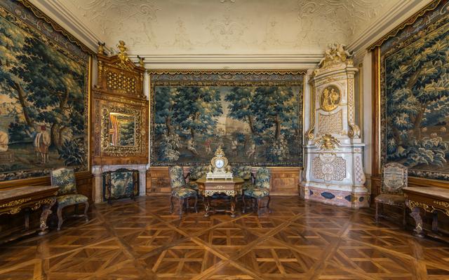 Gobelinzimmer (tapestry room) in the imperial wing of Göttweig Abbey