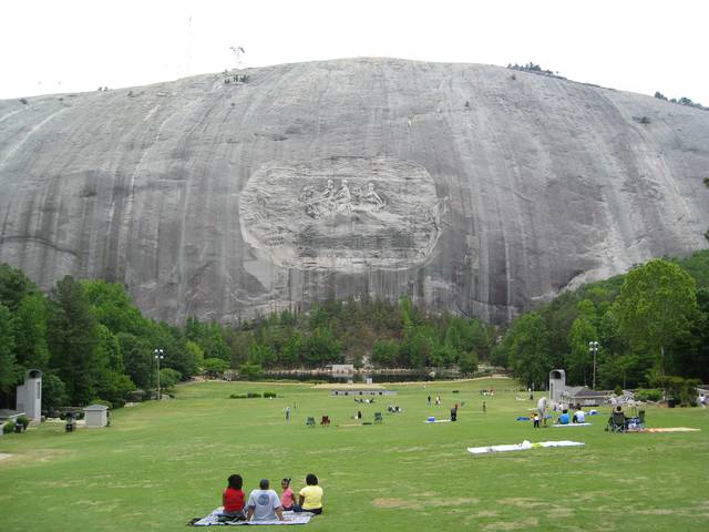 Courtyard of Stone Mountain State Park