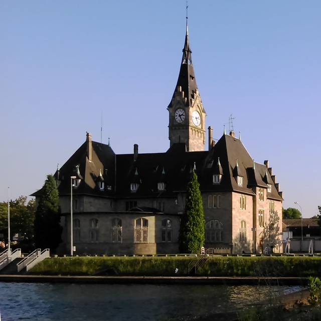 The former capitainerie of the Port on the Rhine in Strasbourg